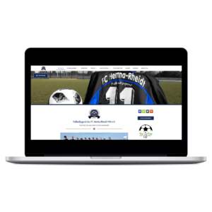 Portfolio FC-Hertha-Rheidt Website